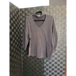 Cherish black and Grey Blouse size Large